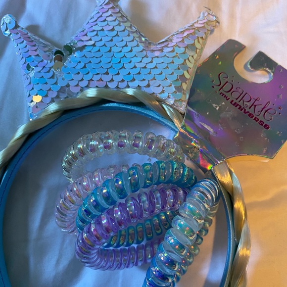 Princess headband w/ scrunchies - Picture 2 of 4